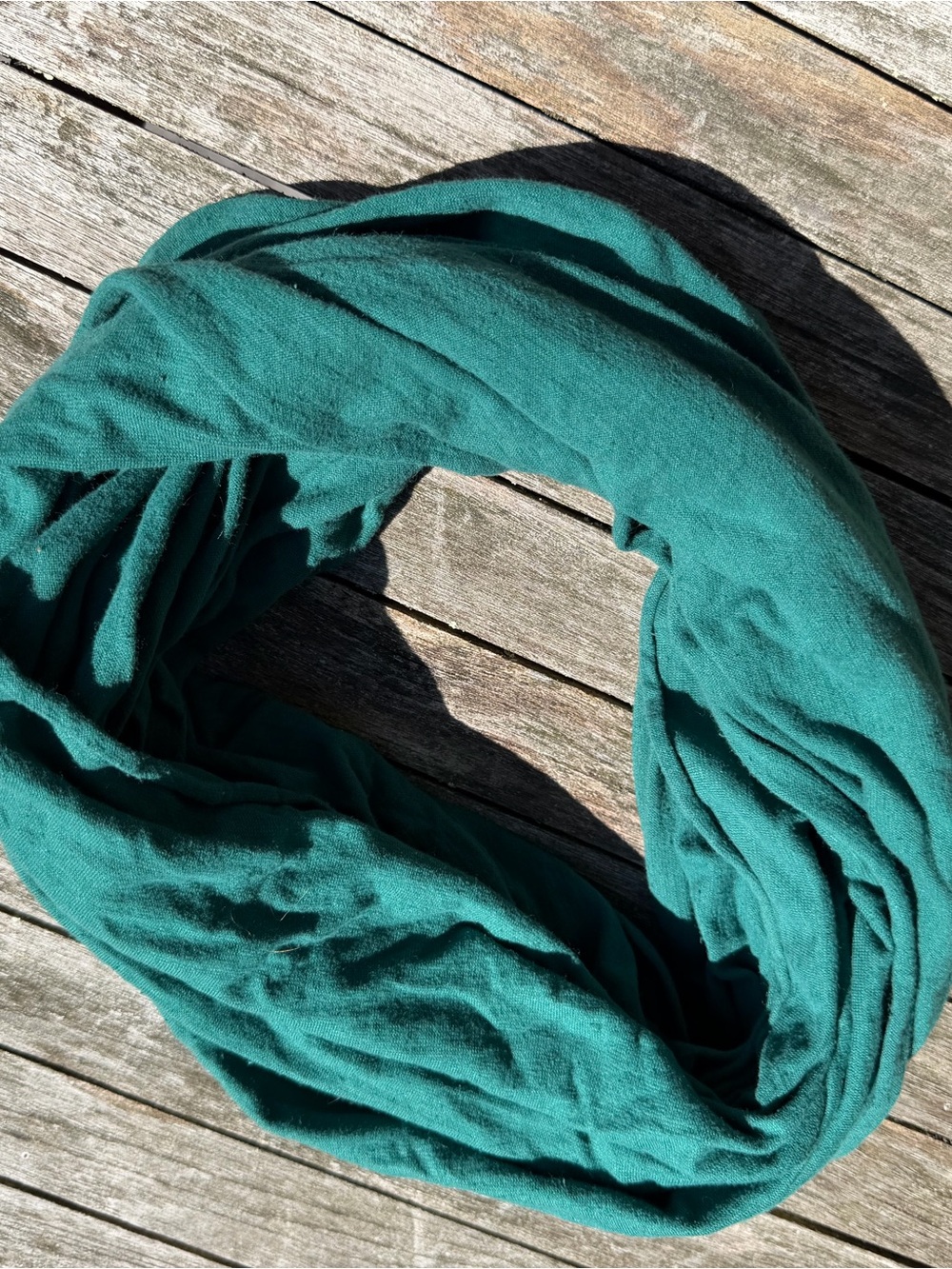 Gaia Conceptions - My Every Teal Infinity Scarf - Hemp Lightweight Loop Scarf